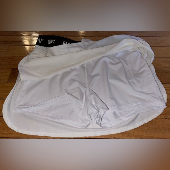 NWT BALEAF White Tennis UPF 50+ Skirt Shorts Skort Women’s Large - Picture 8 of 8